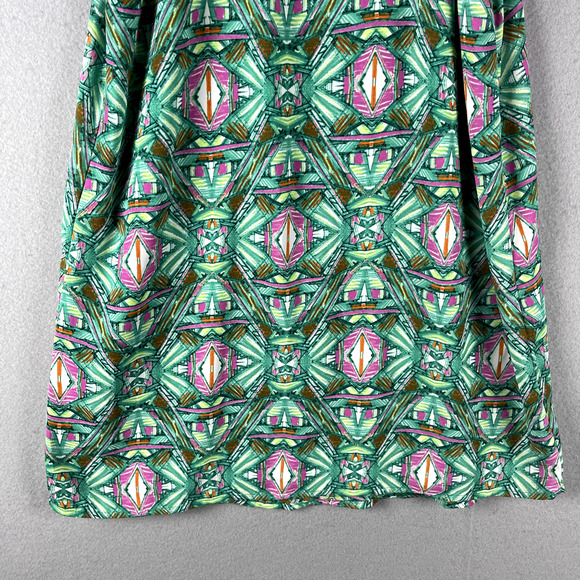 Buddy Love Florence Dress Womens Small Geometric Patterned Colorful Flowy Artsy - Picture 12 of 14